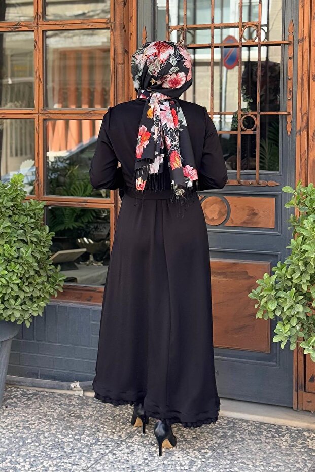 Elbise 38823 Siyah - 4