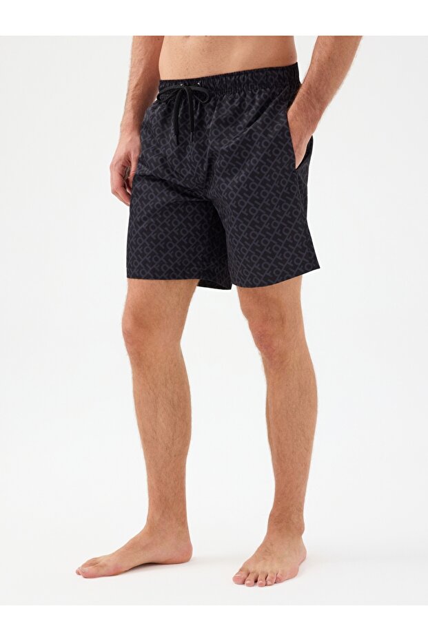 Regular Fit Erkek Deniz Şortu - 4