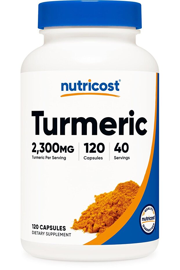 Turmeric Curcumin with BioPerine 2300mg, 120 Veggie Capsules