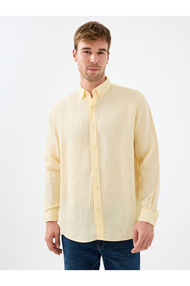 Regular Fit Erkek Gömlek U.kol - 1