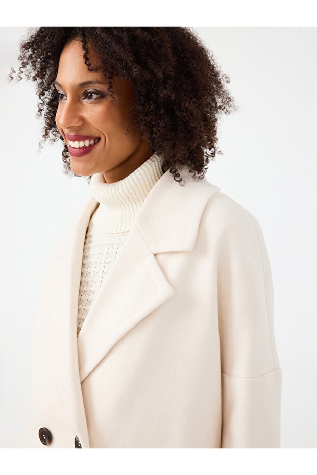 Oversize Kadın Kaban - 4