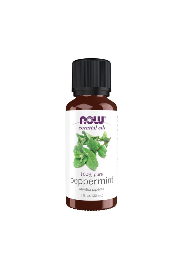 NOW Peppermint Essential Oil, 100% Pure, 1-Ounce