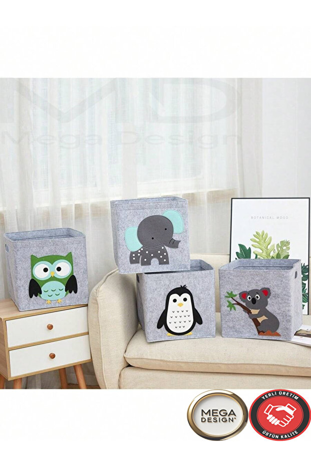 Cute Animal Figured Storage Boxes - 3