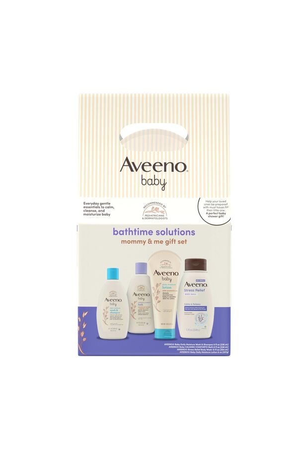 Mommy & Me Gift Set: Baby Wash & Shampoo, Moisturizing Lotion & Mom's Body Wash