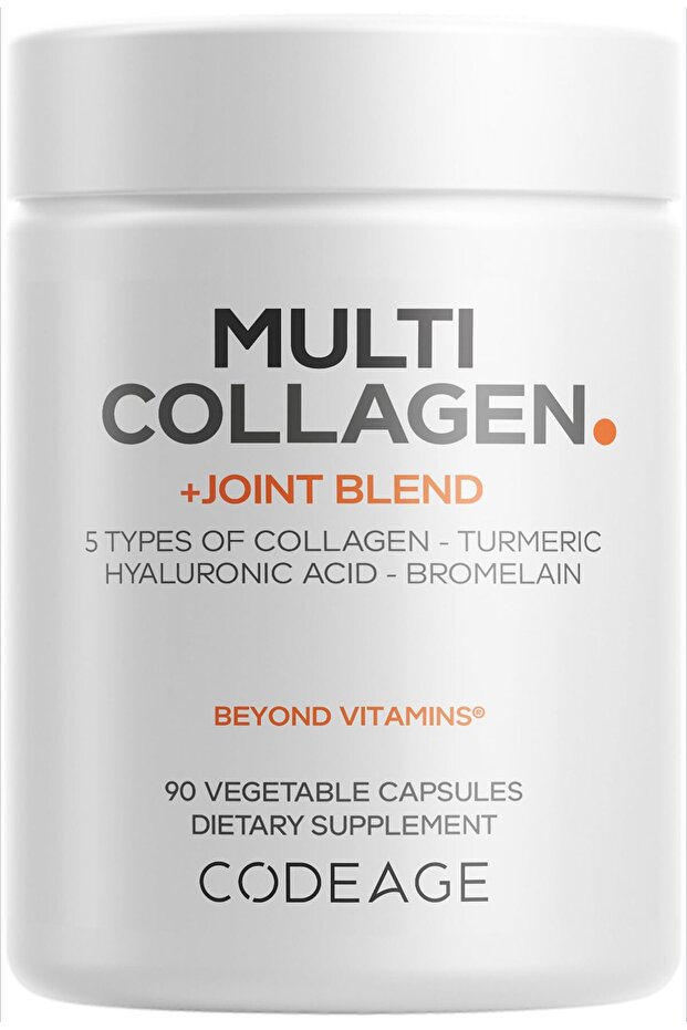 Multi Collagen Protein with Joint Blend - 5 Types, 90 Capsules