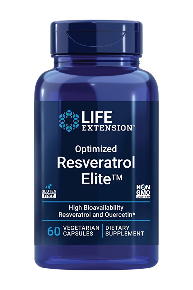 Optimized Resveratrol Elite with Quercetin - 60 Capsules - 1