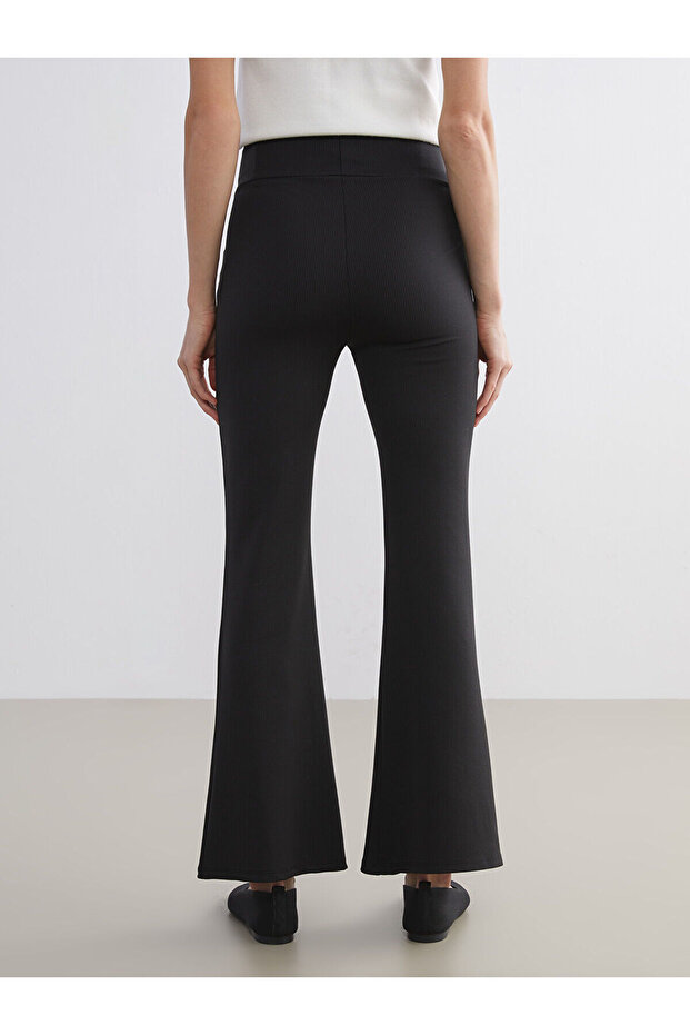 Karın Panelli İspanyol Paça Hamile Tayt Pantolon - 4