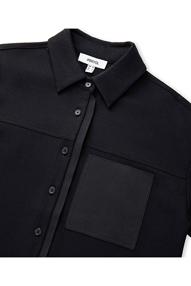 Triko mix gömlek - 4