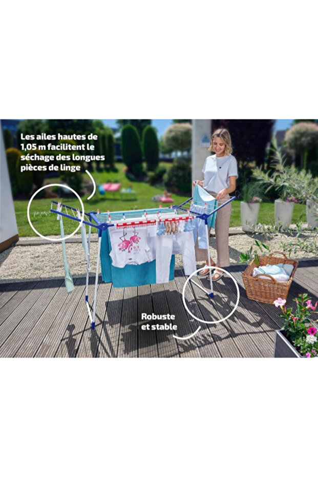 مجفف شعر قائم Pegasus 180 Solid Plus بطول 18 مترًا - 4