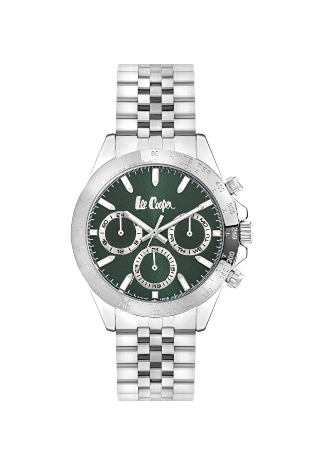 Men's Multi Function Green Dial Watch - LC07963.370