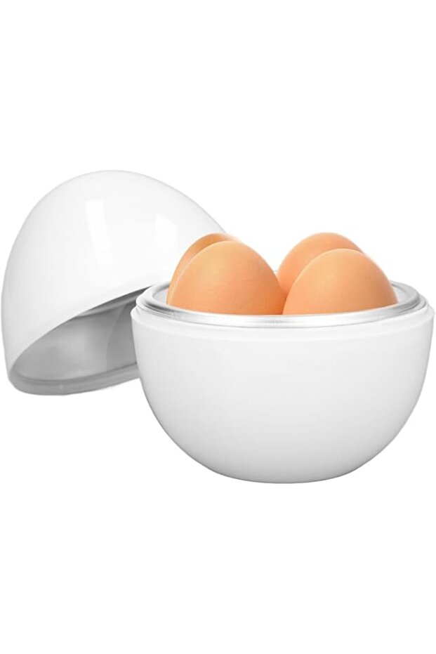 LENND Egg Cooker with 4 Egg Capacity Microwave Egg Maker, Microwave Hardboiled Egg Maker, Microwave