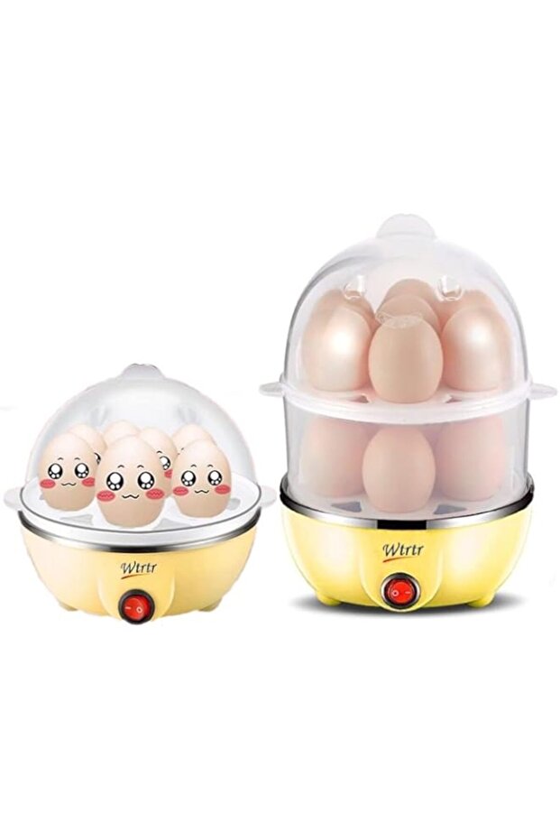 Wtrtr Egg Cooker,Multifunctional Egg Boiler Electric, Egg Steamer Maker, Egg Cooker Rapid with Auto