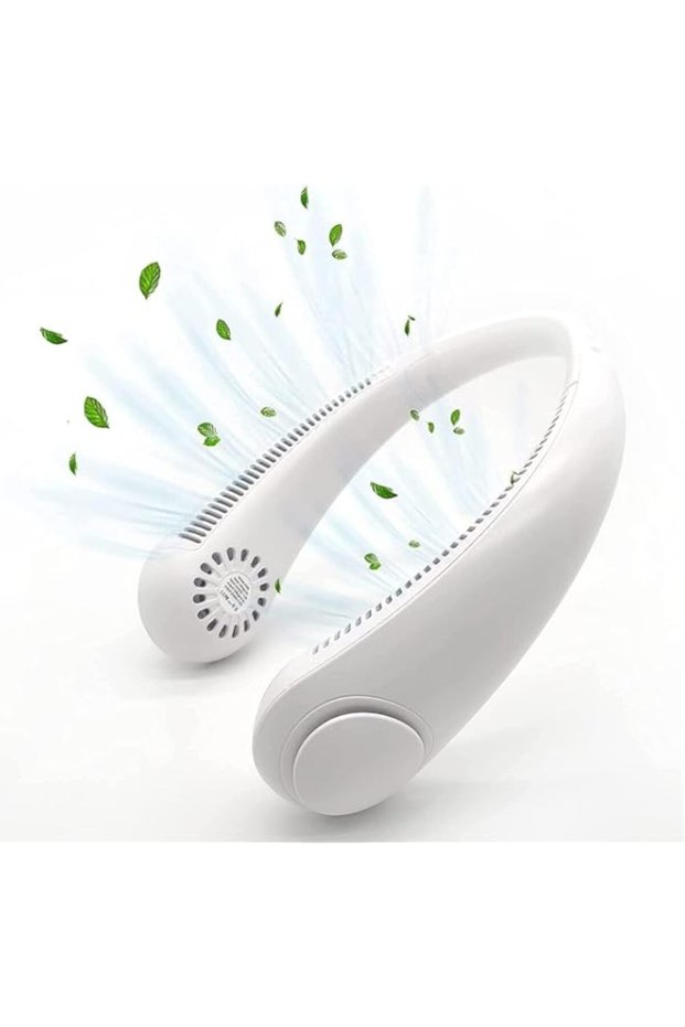YU WELL Portable Neck Fan Personal Flexible Neck Fan with 3 Wind Speed For Office Traveling Outdoor