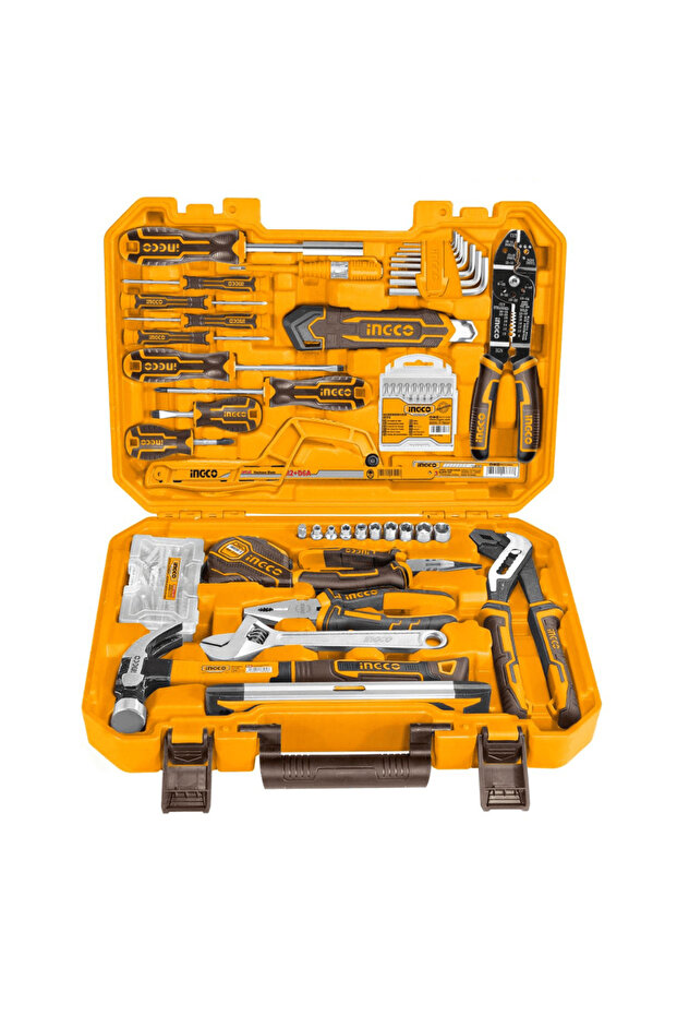 168 PCS HANDTOOLS SET HKTHP21681 - Comprehensive Hand Tool Set with 168 Pieces, Perfect for DI - 1