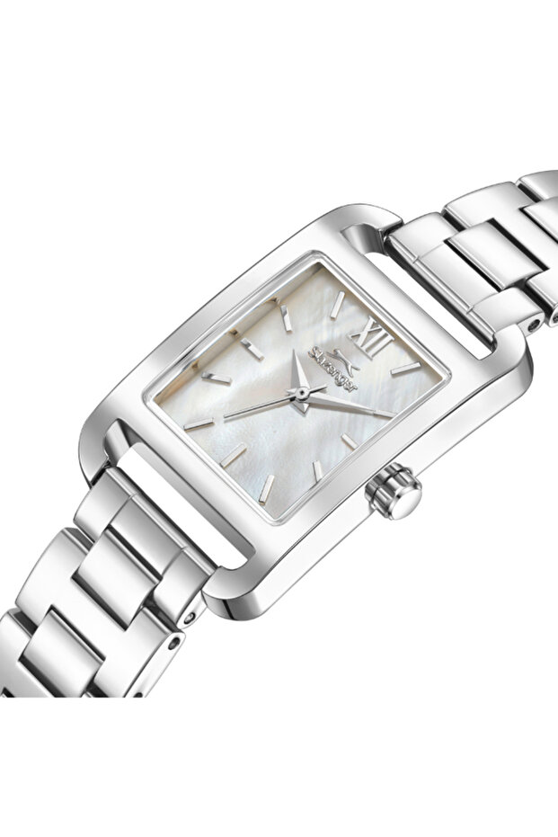 Women's Analog White MOP Dial Watch - SL.9.2521.3.01
