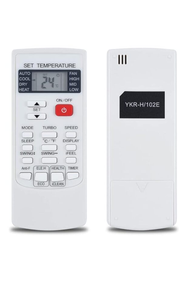 WDZP YKR-H/102E YKR H/102E Replacement Air Conditioner Remote Control for AUX Air Conditioner AC A/C