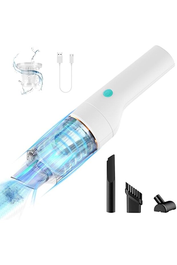 INGUNAR Cordless Portable Vacuum Cleaner, 8000Pa Strong Suction, Lightweight Rechargeable Vacuum Cle