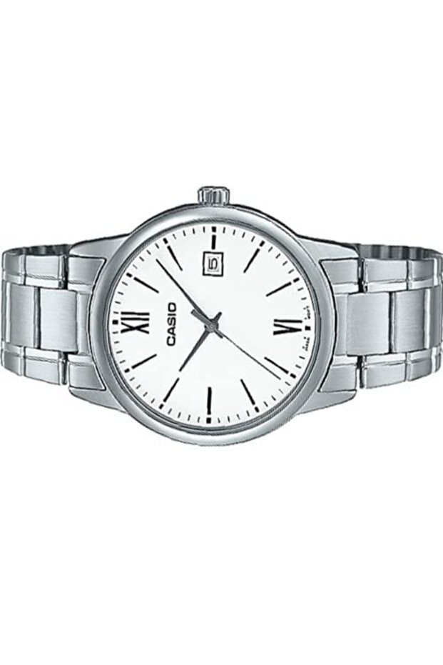 Men's Analog White Dial Watch - MTP-V002D-7B3UDF - 4