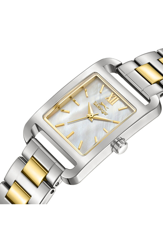 Women's Analog White MOP Dial Watch - SL.9.2521.3.05