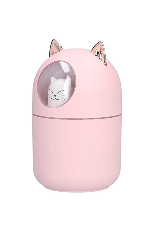 FEYV Mini Humidifier, Night Light Function Stable Reliable Desk Humidifier Cute Style Convenient Pra