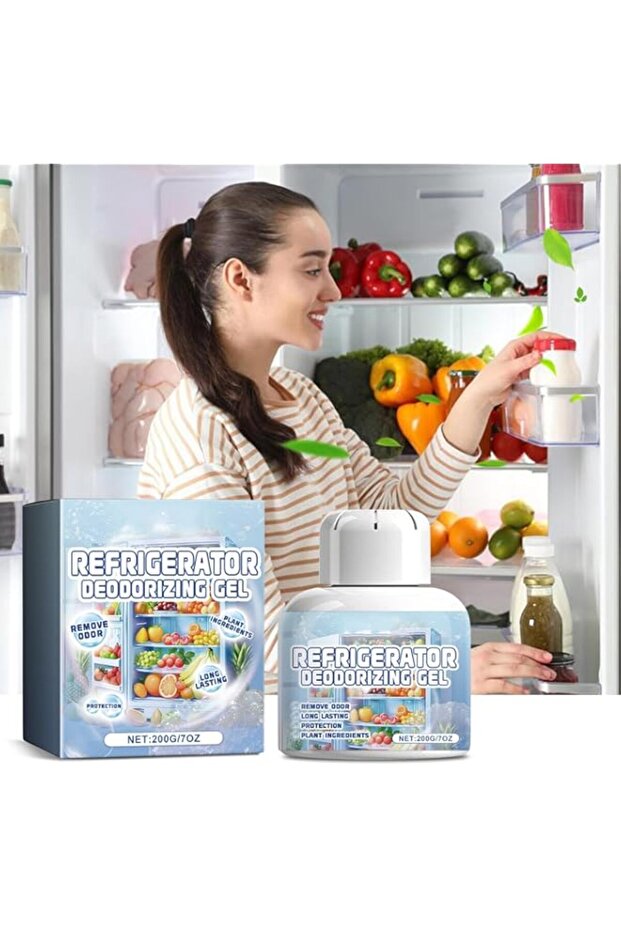 Azonee Natural Fridge Deodorizer, Reusable Odor Remover Eliminator Absorber for Refrigerator, Car, C