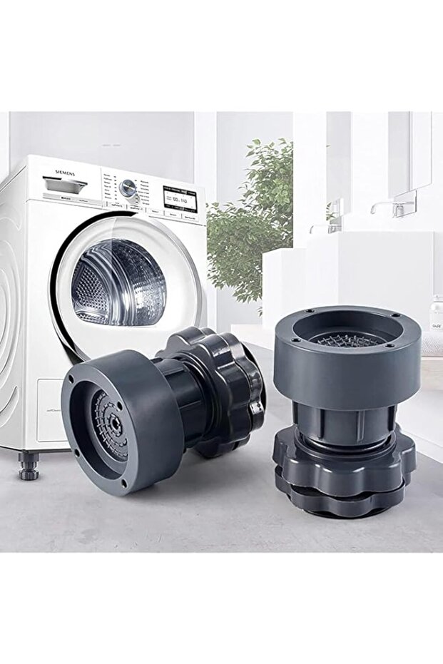 Aputue Anti Vibration Pads, 4 Pcs Noise Reducing Washing Machine Support, Adjustable Shock Absorbing