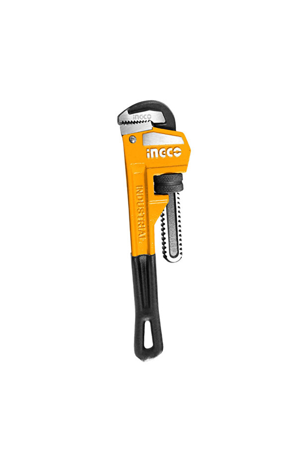 Heavy-Duty Adjustable Steel Pipe Wrench HPW0810 for Plumbing, HVAC, and Industrial Application