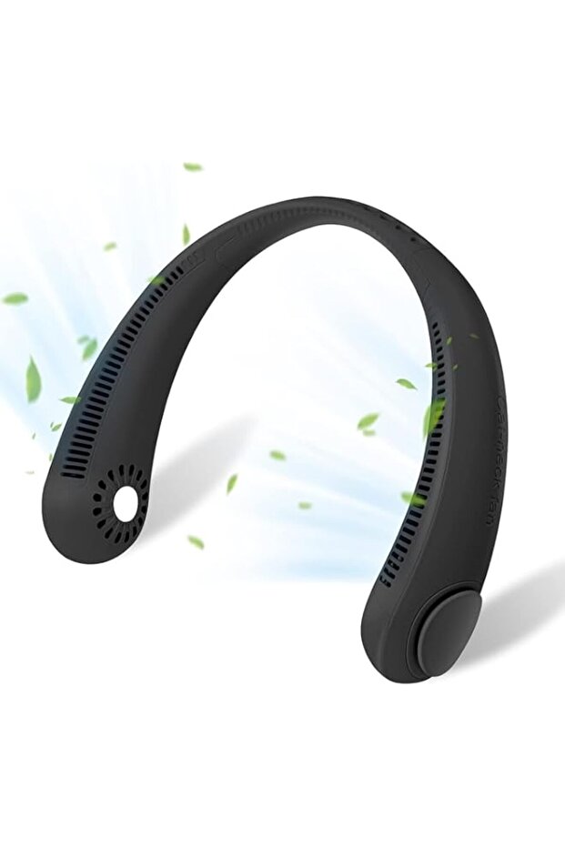 Portable Neck Fan - Hands Free Bladeless Neck Fan, 360° Cooling Hanging Fan, USB Rechargeable Perso