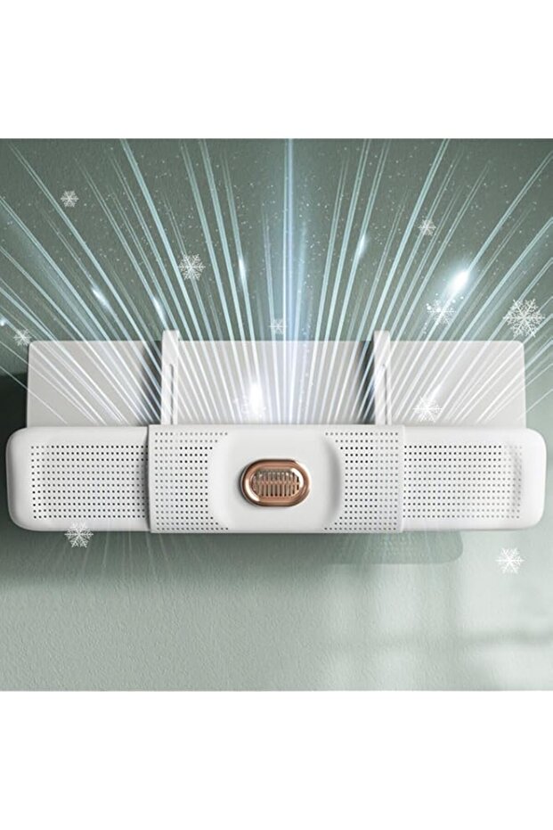 AnnuoYi Air Conditioner Deflector,Adjustable Telescopic Air Cooled Baffle,Anti Direct Blowing Anti B