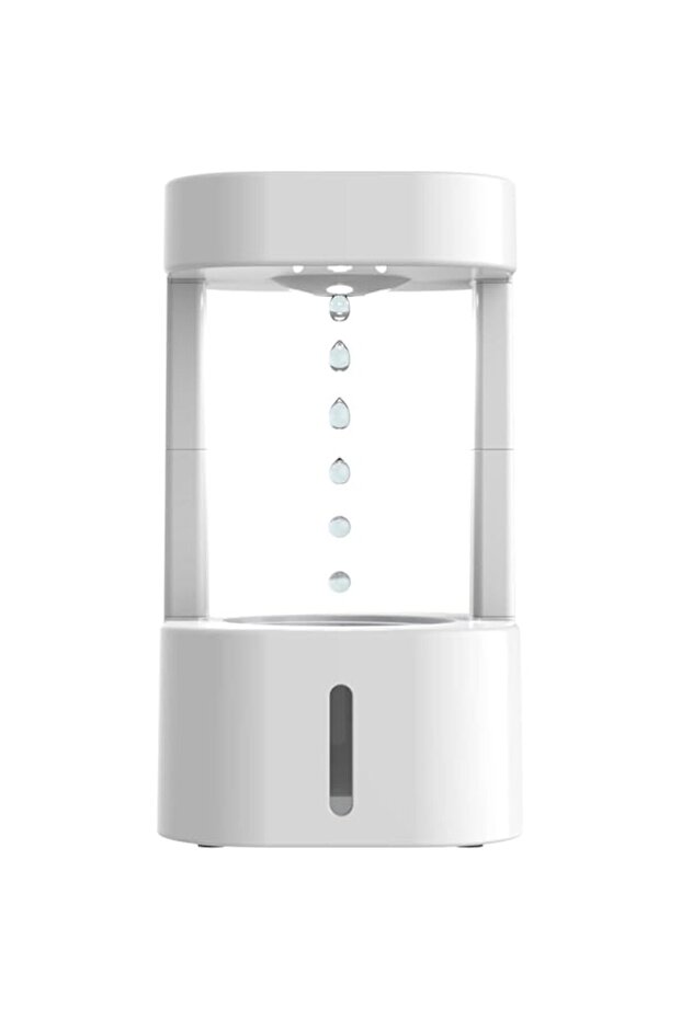 Karessories Anti-Gravity Water Drop Humidifier | 580ML | Colorful LED Light Night Lamp | 3 Modes Upw
