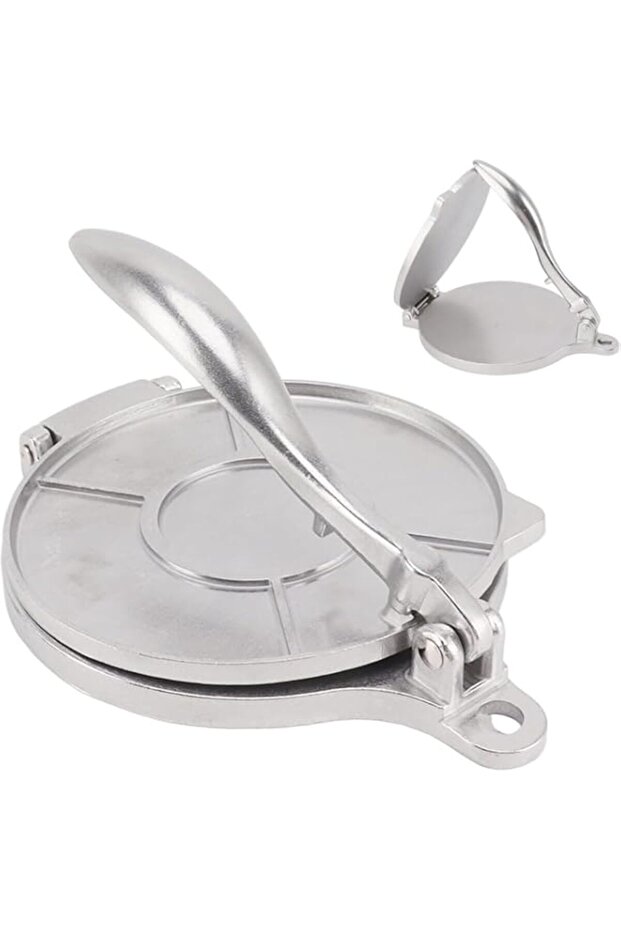 Dough Press | Tortilla, Roti | Chapati Maker Machine | Stainless Steel | Nonstick | Manual | Perfect