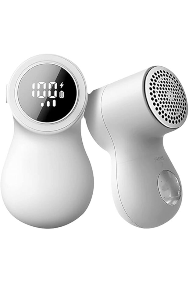 BONITA Lint Remover USB Wireless Rechargeable Sweater Fabric Shaver With LED Display Stainless Steel