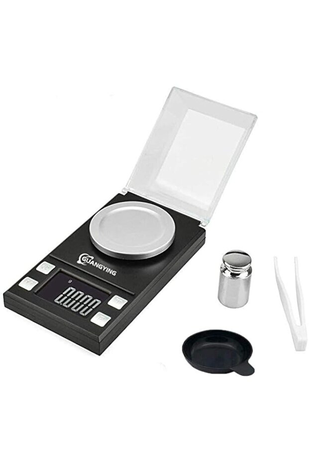 GuangYing Digital Milligram Jewelry Scale 50g / 0.001g Reloading,High-Precision Pocket Scale,Tare &