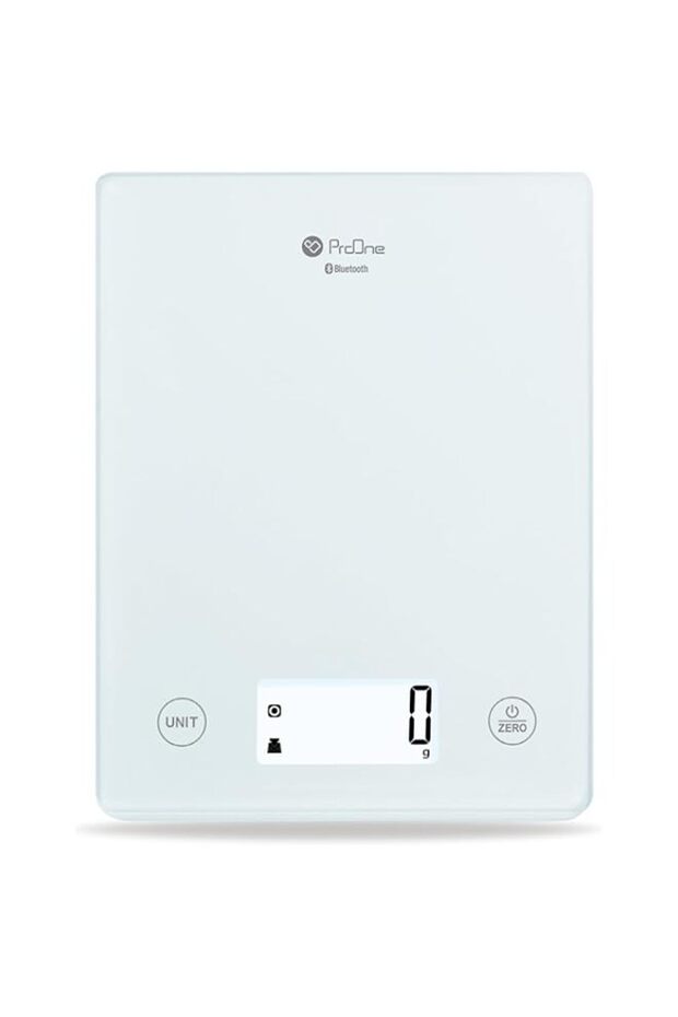 ProOne Nutri Lab Digital Kitchen Scale, 10kg/1g Accurate, Waterproof, Kitchen-Friendly Electronic Fo