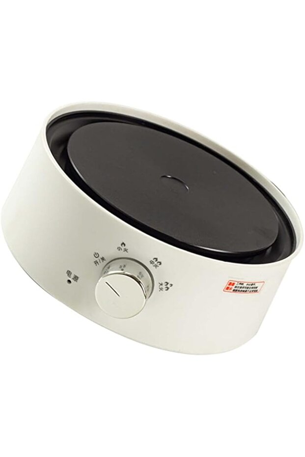 woshow Electric Mini Stove, Electric Hot Plate Far Infrared Heating 360 Degree Vertical Heating Even