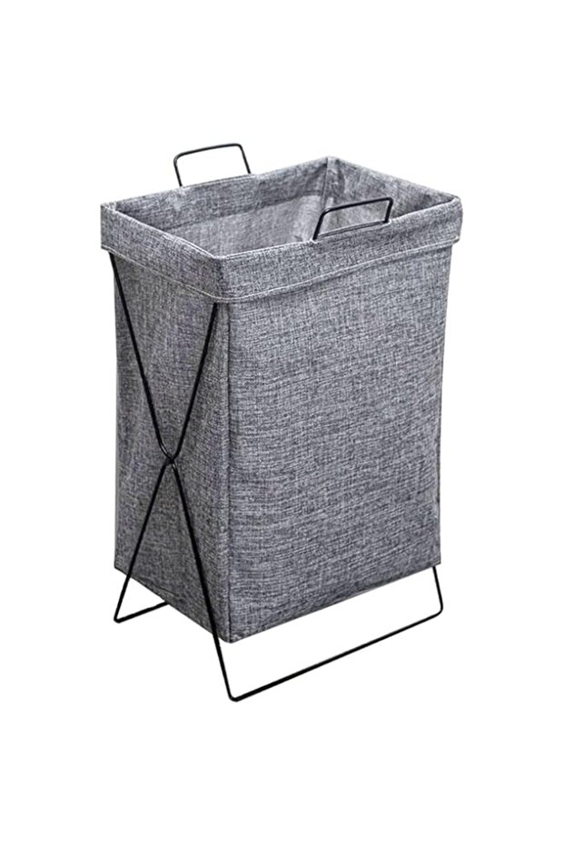 Uhuanyy Folding Laundry Basket Clothes Storage Baskets Kids Clothes Basket Holder X Frame Laundry Ba