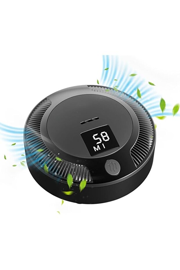 VAODO Car Air Purifier, Digital Display Deodorizer, Three Gear Mode Ozone Purification System, Porta