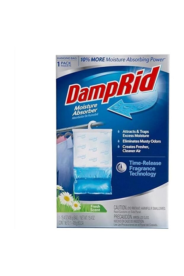 DampRid Fresh Scent Hanging Moisture Absorber , 1 Pack , 15.4 Oz