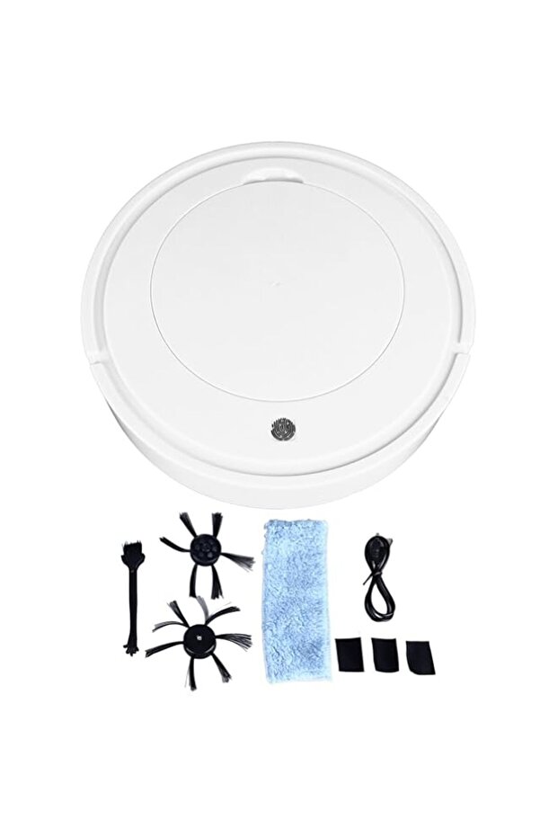 Luocute Robot Vacuum, Automatic Vacuum Robot Cleaner, Anti Fall Strong Suction Slim Low Noise Smart