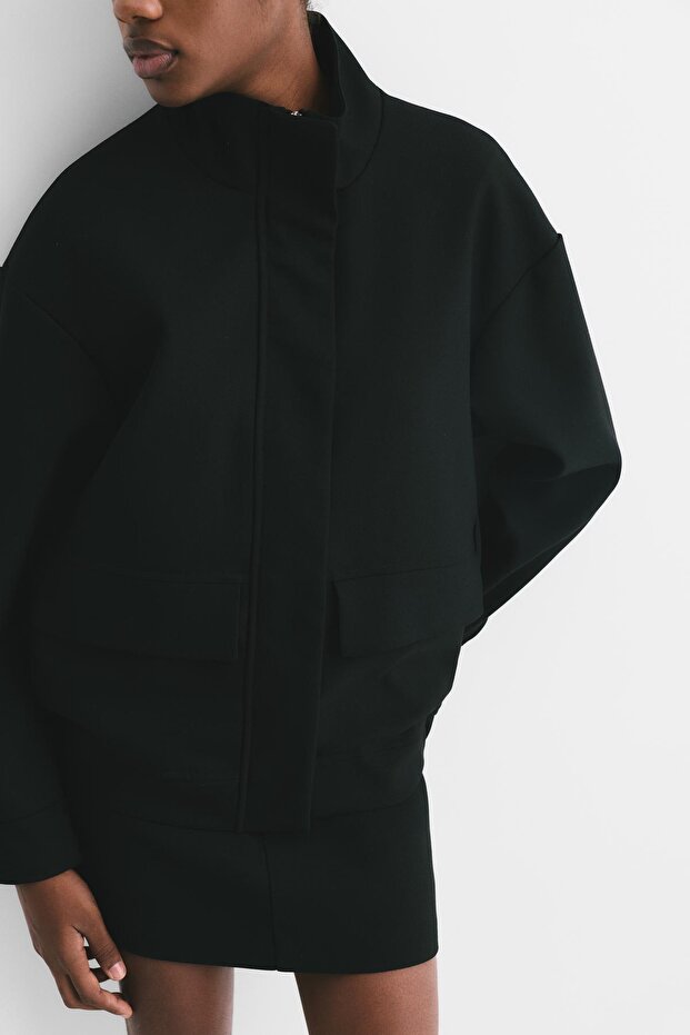 Dik yaka tailored fit ceket - 7