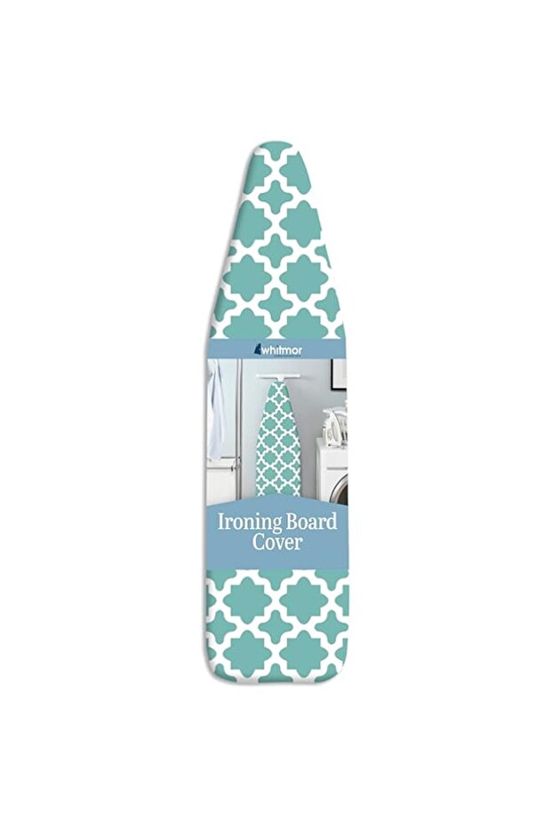 Whitmor Deluxe Scorch Resistant Ironing Board Cover, Turquoise