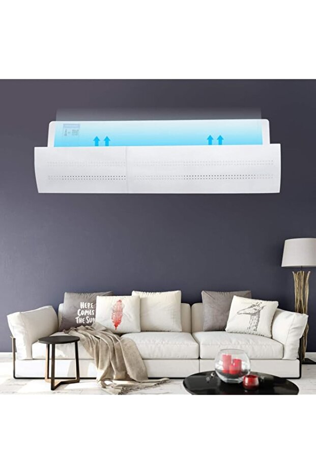 Air Conditioner Deflector Air Conditioning Baffle Shield Telescopic AC Air Flow Deflector Prevent Co