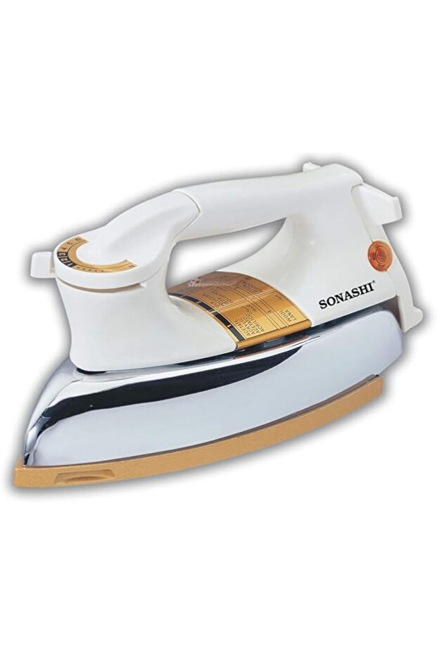 Sonashi Heavy Iron SHI-6011 – 1000-1200W Heavy Iron for Clothes with Thermostat Control, Overheat