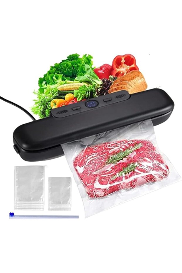 VyonNe Vacuum Sealers for Food - Professional Foil Sealing Device with 10 Vacuum Bags - Sealing Devi