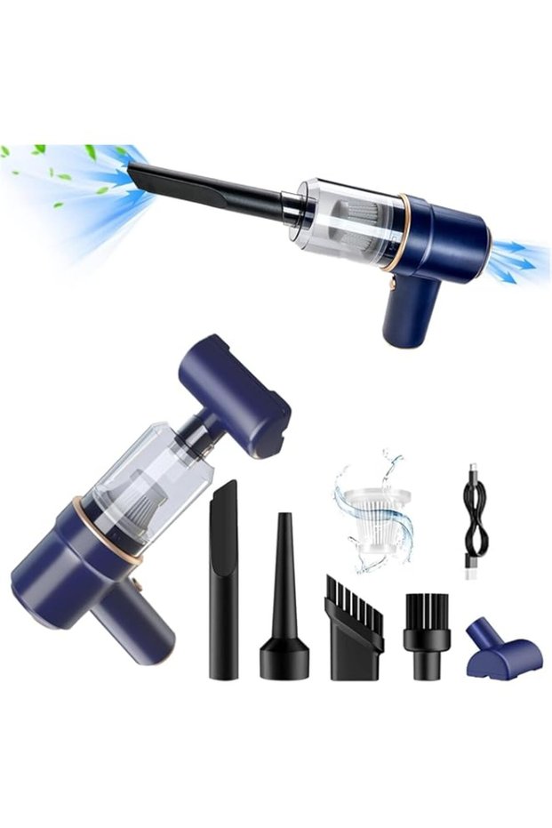 Mhepzol Handheld Car Vacuum Cleaner, Handheld Car Vacuum, Blow and suck together, 120W High Power Va
