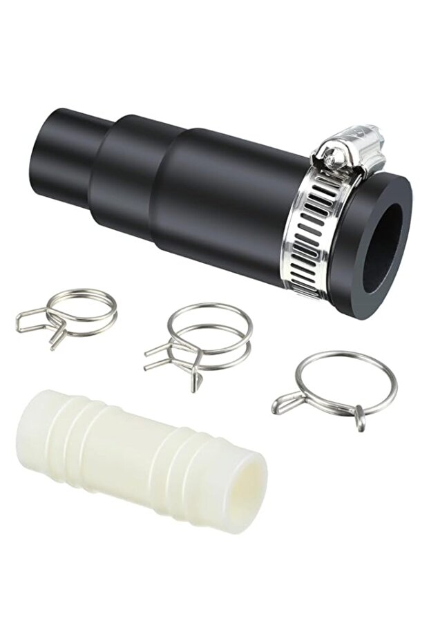 THE WHITE SHOP Dishwasher Drain Hose Adapter Compatible, Dishwasher Hose Connector Include 1 Inlet C