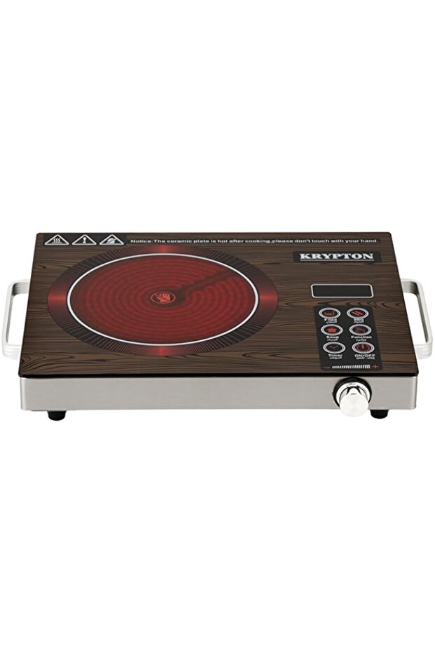 Krypton Digital Infrared Cooker, Single Cooking Hob, Burner With Adjustable Temperature, Energy Savi