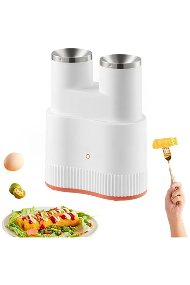 صانع لفائف البيض الكهربائية من سونلد، آلة صنع السجق الأوتوماتيكية، أنبوبان كهربائيان صغيران لصنع لفائف البيض الأوتوماتيكية - 1