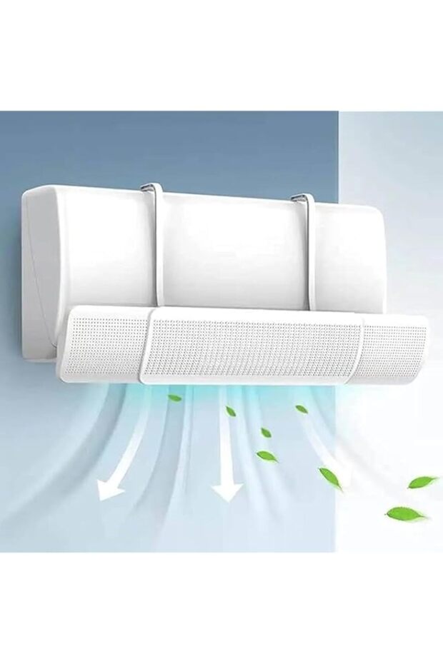sancak Adjustable Air Conditioner Deflector,Simple Installation Outlet Shield Air Wing Wall Mounted