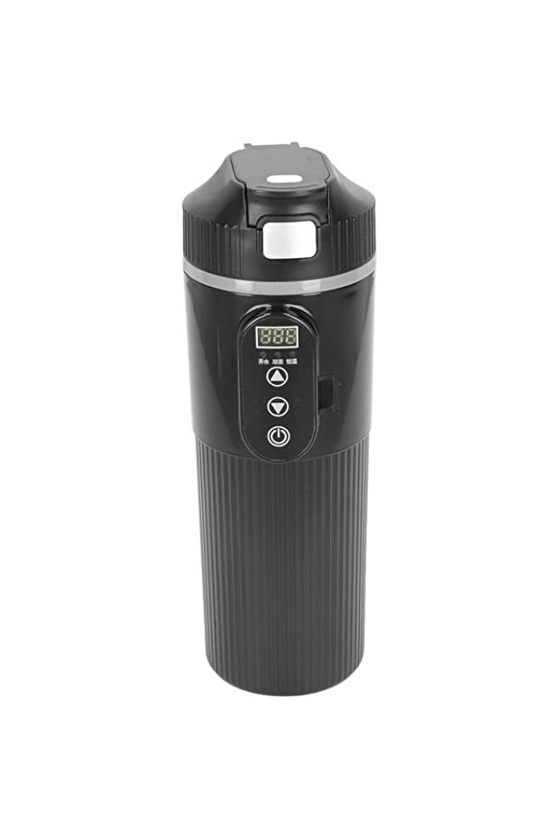 Luqeeg Car Electric Travel Kettle, 500ml Car Heating Travel Cup with Cigarette Lighter, Intelligent